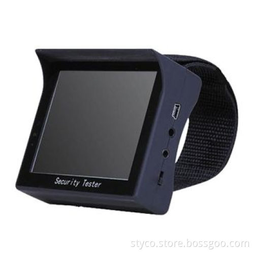 Portable CCTV Tester Monitor with 3.5-inch TFT LCD, Built-in Rechargeable Battery, OSD Menu Operate